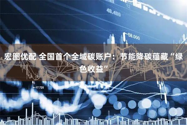 宏图优配 全国首个全域碳账户：节能降碳蕴藏“绿色收益”