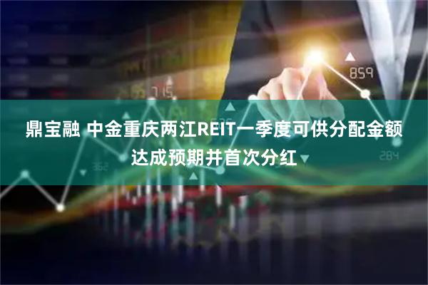 鼎宝融 中金重庆两江REIT一季度可供分配金额达成预期并首次分红